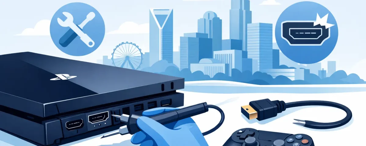 PlayStation HDMI Port Repair Charlotte Help