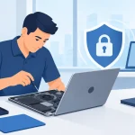 A Corporate Laptop Repair Example That Protects Work