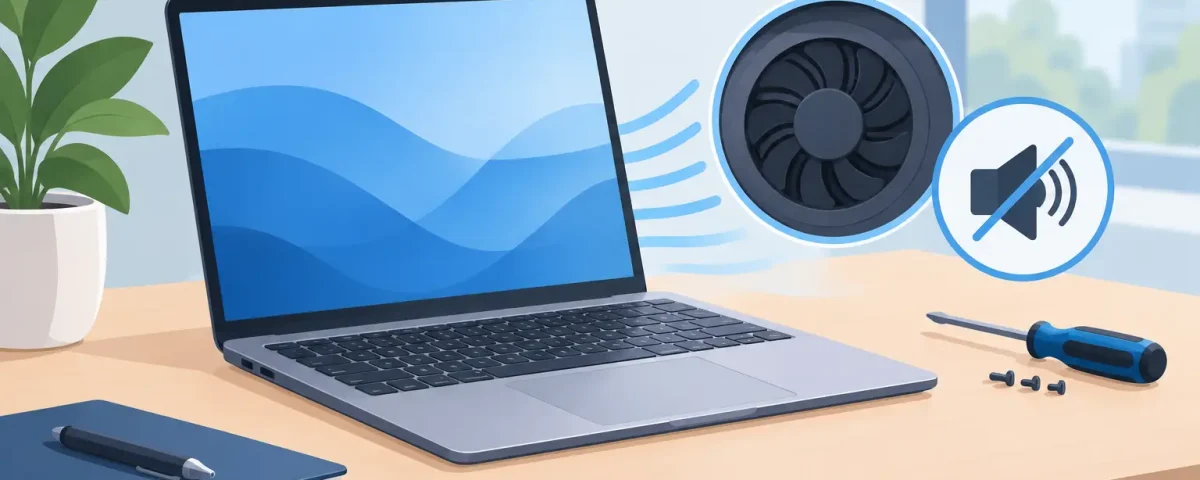 How to Stop Laptop Fan Noise Without Risk